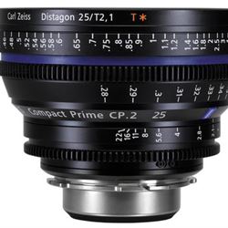 Carl Zeiss Compact Prime CP.2 25mm T2.1 Cine Lens